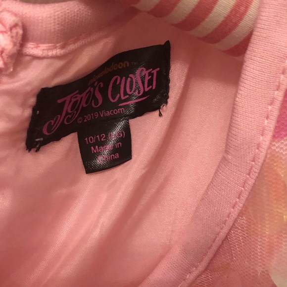 NWT Jojo Siwa pink iridescent paillette romper - Picture 3 of 7